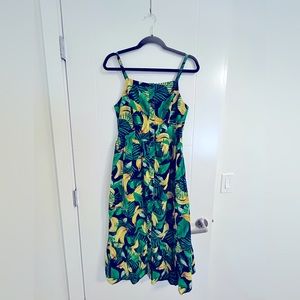 NWT Fun Print Midi Dress - size M
